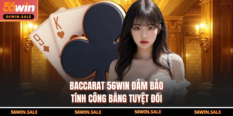 Baccarat 56WIN đảm bảo tính công bằng tuyệt đối